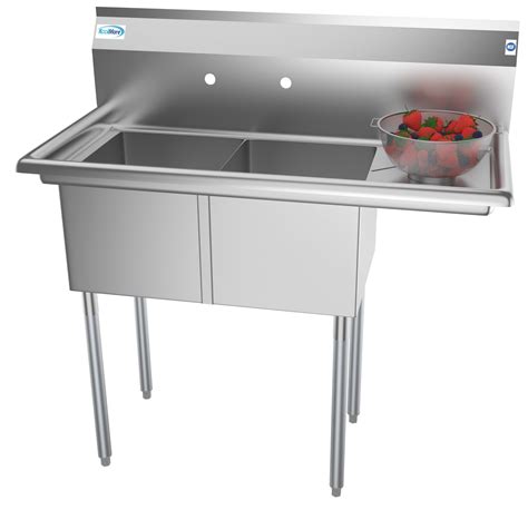 commercial stainless steel kitchen cabinet and double sink|two compartment kitchen sink commercial.